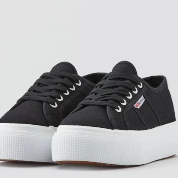 Superga Platform Sneaker Black - Picture 2 of 4